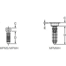 Load image into gallery viewer, Push-in fixture for PANDUIT concrete (100 pieces)
