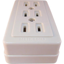 Load image into gallery viewer, 明工　トリプルコンセント（白）

