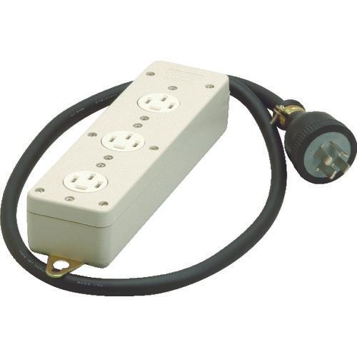 明工　３コ口タップ接地３Ｐコード１ｍ