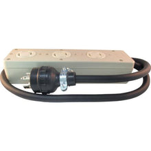 Load image into gallery viewer, 明工　引掛３コ口タップ接地３Ｐ１ｍ
