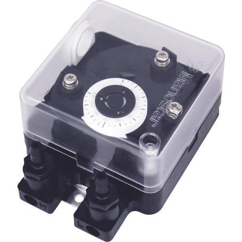 Manostar Low Differential Pressure Switch Manostar Switch <Replaceable cap type, horizontal mounting for upper limit setting>