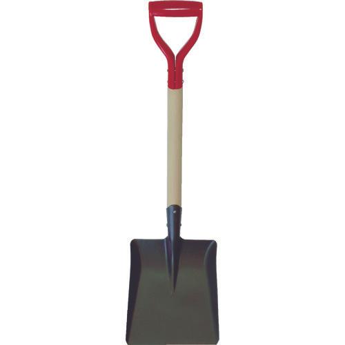 TRUSCO wooden handle shovel economy type square length 970mm