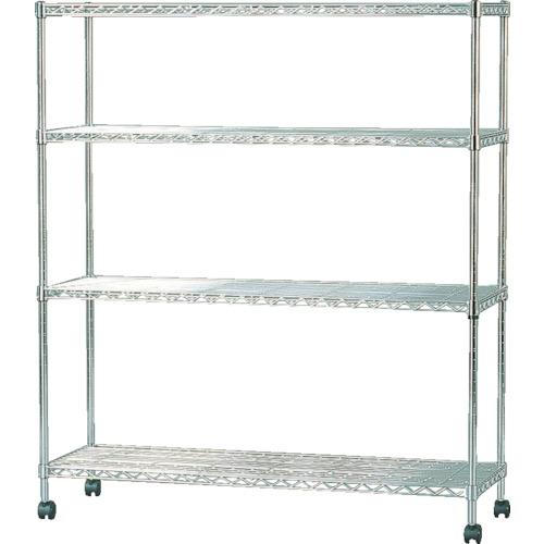 IRIS 546681 ชั้นวางเหล็กโลหะขนาดเล็ก (มีล้อ) 1100 x 350 x 1260