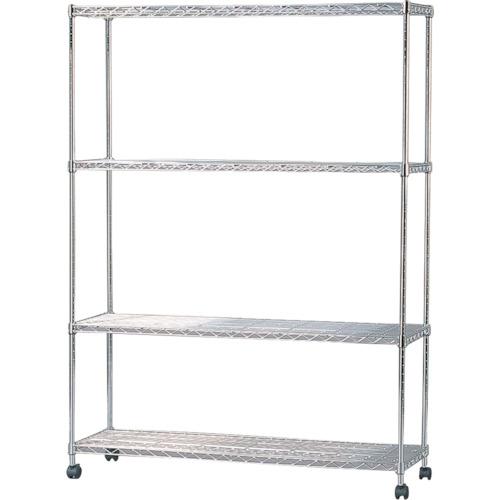 IRIS 546682 ชั้นวางเหล็กโลหะขนาดเล็ก (มีล้อ) 1100 x 350 x 1490