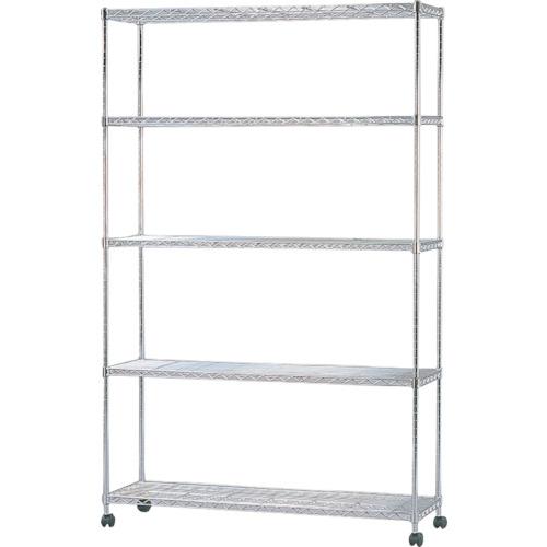 IRIS 546683 ชั้นวางเหล็กโลหะขนาดเล็ก (มีล้อ) 1100 x 350 x 1745