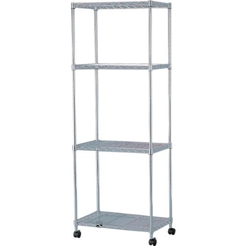 IRIS 546623 ชั้นวางเหล็กโลหะขนาดเล็ก (มีล้อ) 550 x 350 x 1490