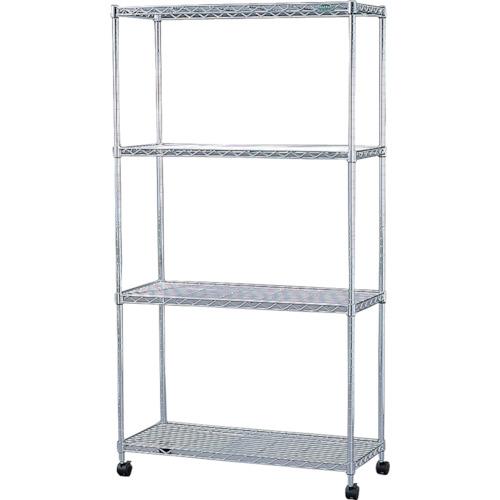 IRIS 546622 ชั้นวางเหล็กโลหะขนาดเล็ก (มีล้อ) 800 x 350 x 1490