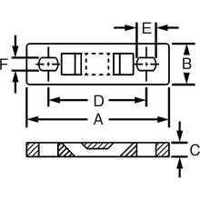 Load image into gallery viewer, PANDUIT Fixture Multi-Tie Plate (100 Pieces) Horizontal 243.6 Fixed M3 Screw

