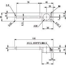 画像をギャラリービューアに読み込む, アインツ　スライド７０ＢＫＴ・Ｗ・φ２０
