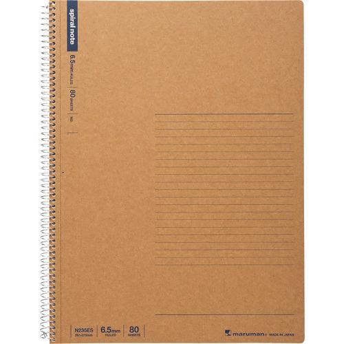 สมุดโน้ตเกลียวแนวนอน maruman A4 80 แผ่น