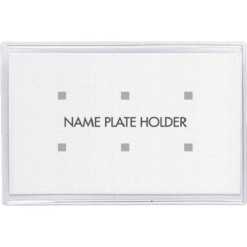 ＯＰ　ソフト名札　名刺サイズ　両用クリップ　１０枚