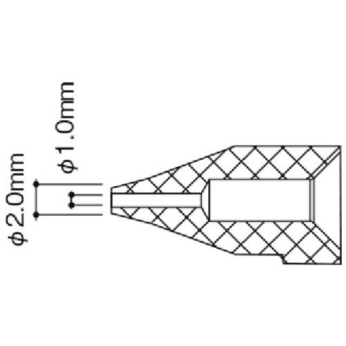 Vòi phun HAKKO /loại 1.0MM S