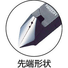 画像をギャラリービューアに読み込む, ＨＯＺＡＮ　ストリップ穴付斜ニッパー　１２５ｍｍ
