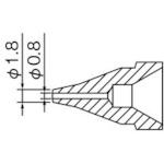 Đầu phun HAKKO 0.8MM loại S