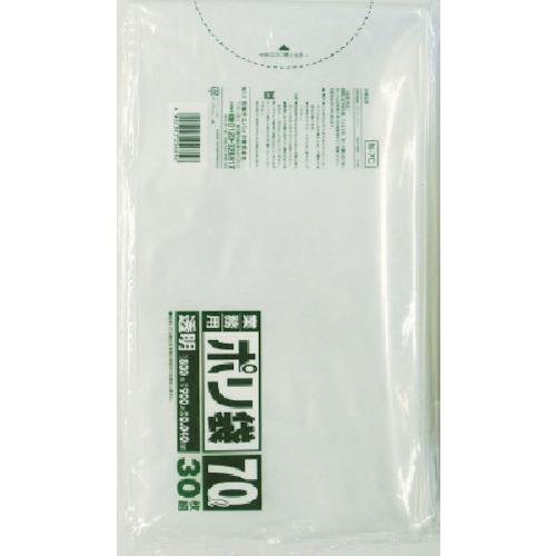 SANIPAK N-7C commercial plastic bag transparent 70L 30 pieces