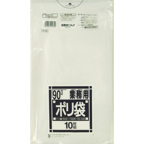 SANIPAK N-93N series 90L transparent 10 sheets