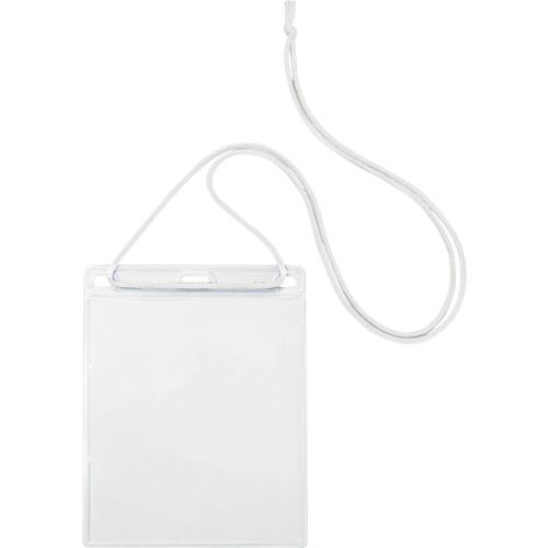 OP ป้ายชื่อห้อยงานธรรมดา ขนาด 10 แผ่น สีขาว