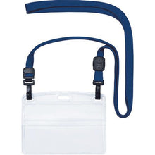 โหลดรูปภาพลงในโปรแกรมดูแกลเลอรี OP ป้ายชื่อห้อยแบบตะขอคู่ นามบัตรแนวนอน 10 แผ่น สีฟ้า
