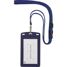 โหลดรูปภาพลงในโปรแกรมดูแกลเลอรี OP ป้ายชื่อห้อยนามบัตรแนวตั้งหนัง 1 ชิ้น สีฟ้า
