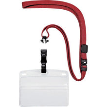 โหลดรูปภาพลงในโปรแกรมดูแกลเลอรี OP ป้ายชื่อห้อยนามบัตรถอดได้ ขนาด 10 สีแดง
