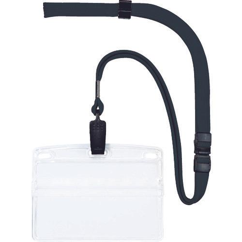 OP ป้ายชื่อนามบัตรแบบแขวน ขนาด 10 แผ่น สีดำ