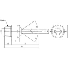 画像をギャラリービューアに読み込む, 日機　ポイントフィットノズル　ＰＴ３／８　Ｌ７０

