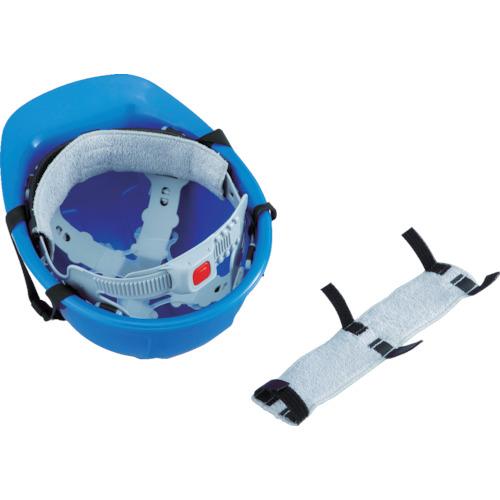 TOYO SAFETY Helmet Attachable Sweat Absorbing Deco Pad White Toweling