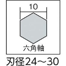 画像をギャラリービューアに読み込む, 大西　木工用ストッパービットショート　２４．０ｍｍ
