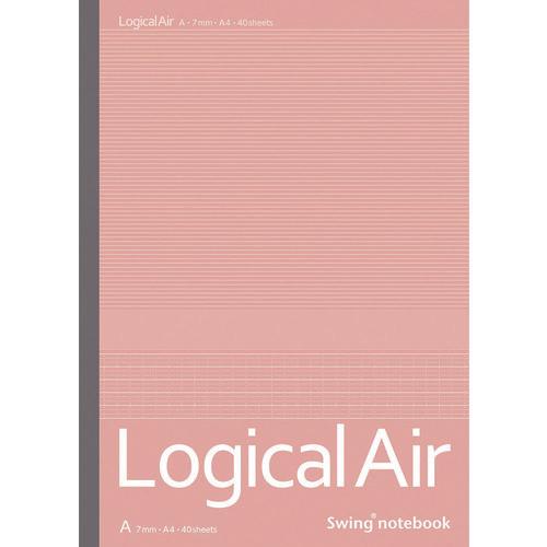 Nakabayashi Logical Air Notebook A ไม้บรรทัด/A4/40 แผ่น