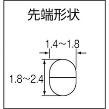 画像をギャラリービューアに読み込む, ＴＯＰ　先細ラジオペンチ　バネ付　１５０ｍｍ
