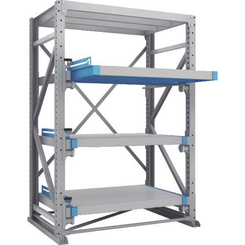 TRUSCO スライダーラック　スライド３段　スチール板付　単体