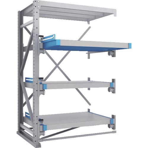 ＴＲＵＳＣＯ　スライダーラック　スライド３段　スチール板付　連結