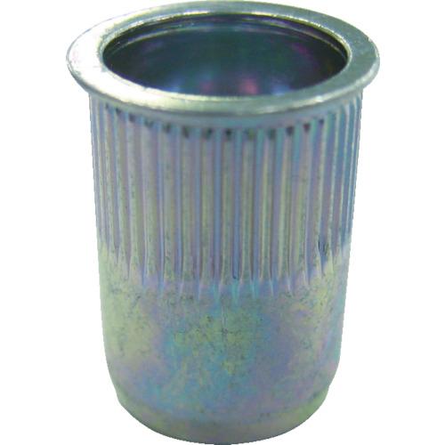 エビ　ローレットナット（薄頭・スティール製）　板厚３．５　Ｍ６×１．０（１０００個入）