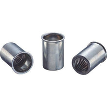 画像をギャラリービューアに読み込む, エビ　ブラインドナット“エビナット”（薄頭・スティール製）　板厚３．２　Ｍ８×１．２５（１０００個入）
