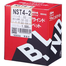 画像をギャラリービューアに読み込む, エビ　ブラインドリベット（ステンレス／ステンレス製）　４－２（１０００本入）　箱入

