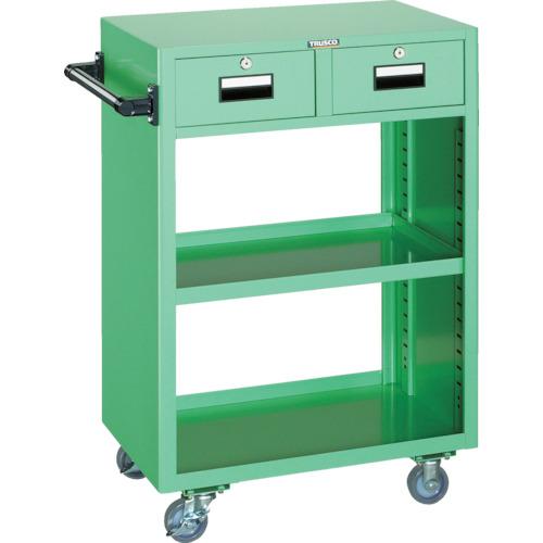 ＴＲＵＳＣＯ　ツールワゴン　６００Ｘ４００ＸＨ８８０　引出付　ＹＧ