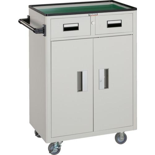TRUSCO工具车600 X 400 XH 880带抽屉，带门W
