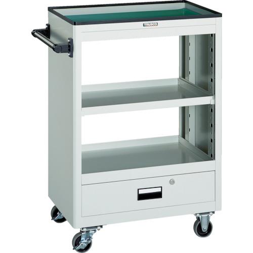 ＴＲＵＳＣＯ　ツールワゴン　６００Ｘ４００　深型１引出付　Ｗ