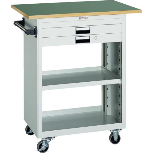 รถบรรทุกเครื่องมือ TRUSCO 600x400 ตื้น 2 ลิ้นชักพร้อมเพลทบน W