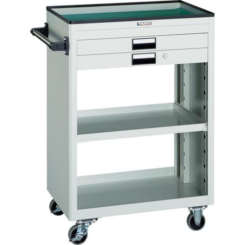 รถบรรทุกเครื่องมือ TRUSCO 600X400 ชนิดตื้น 2 ลิ้นชัก YG