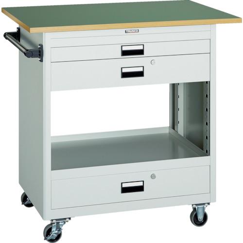 รถบรรทุกเครื่องมือ TRUSCO 750X500 ตื้น 2 ลึก 1 ลิ้นชักพร้อมแผ่นท็อป YG