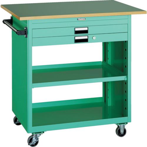 รถบรรทุกเครื่องมือ TRUSCO 750 x 500 ตื้น 1 ลึก 1 ลิ้นชักพร้อมเพลทบน W