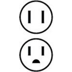 Load image into gallery viewer, HATAYA 2P / 2P grounded pop-out plug
