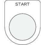 ปุ่มกด IM /สวิตช์เลือก (ป้ายชื่อแว่น) AR T สีดำ φ25.5