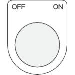 โหลดรูปภาพลงในโปรแกรมดูแกลเลอรี ปุ่มกด IM /สวิตช์เลือก (ป้ายชื่อแว่น) ปิด เปิด สีดำ φ30.5
