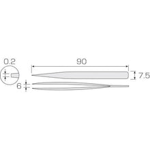 Load image into gallery viewer, HOZAN tweezers total length 90mm
