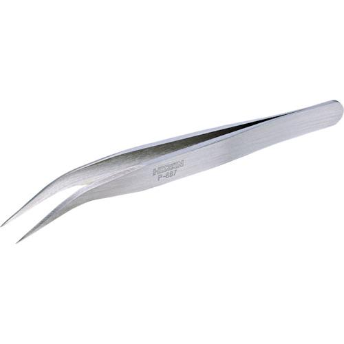 ＨＯＺＡＮ　先曲がりピンセット　１３０ｍｍ