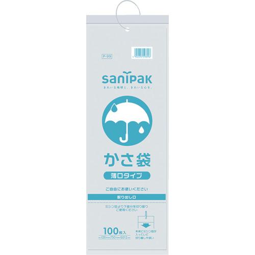 SANIPAK bag thin type translucent 100 sheets