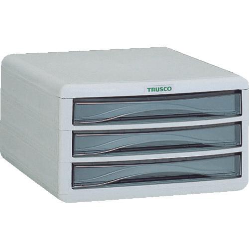 TRUSCO ซองจดหมายพลาสติก A4 พิมพ์ตื้น 3 ขั้น