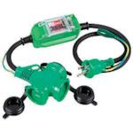Tải hình ảnh vào trình xem thư viện, Cầu dao mở rộng pokkin chống mưa NICHIDO Cầu dao chống rò rỉ đất quá tải 100V 1m
